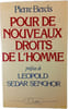 Pour de nouveaux droits de l'homme. Pierre Bercis