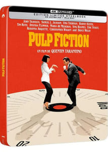Pulp Fiction 4K Ultra HD + Blu-ray - Boîtier SteelBook limité (neuf sous blister)