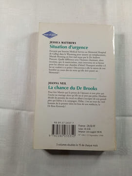 Situation d'urgence / La chance du Dr Brooks. JESSICA MATTHEWS / JOANNA NEIL