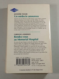 Un médecin amoureux (comprend également le roman Rendez-vous au Memorial Hospital)