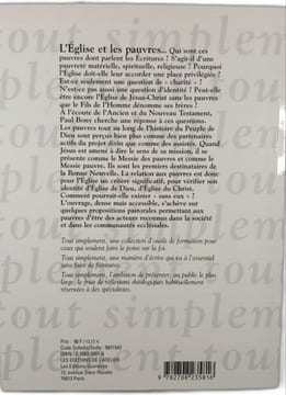 L'église et les pauvres... Tout simplement. Paul Bony