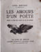 Les Amours d'un Po&egrave;te. Louis Barthou