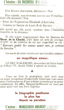 Le Duc et la Duchesse d'Alençon. Marguerite-Bourcet