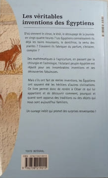 Les véritables inventions des Égyptiens. Violaine Vanoyeke
