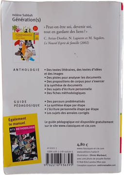 Generation(s): Anthologie BTS Programme 2009 / 2011. Sabbah Helene