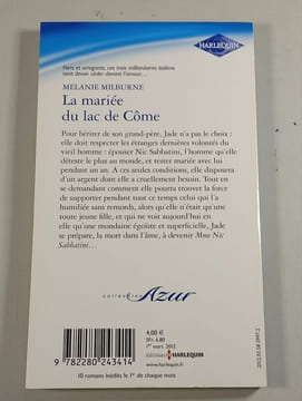 La mariée du lac de Côme. Milburne Melanie Lamberson Louise
