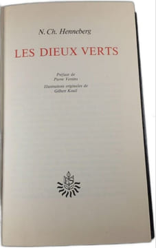 Les dieux verts. N. Ch. Henneberg