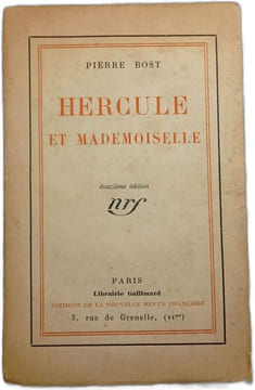 Hercule et Mademoiselle douzième édition. Pierre BOST