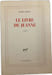 Le livre de Jeanne. Marie Didier