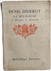 La religieuse et Jacques le fataliste. Denis Diderot