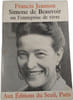 Simone de Beauvoir ou l'entreprise de vivre. Francis Jeanson