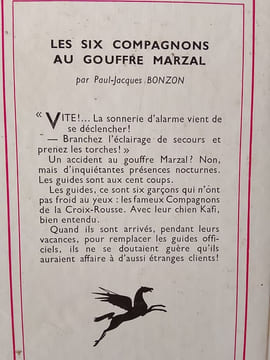 Les Six Compagnons au Gouffre Marzal. Paul-Jacques Bonzon