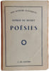 Po&eacute;sies. Alfred De Musset
