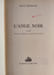 L'ange noir. SALLY BEAUMAN