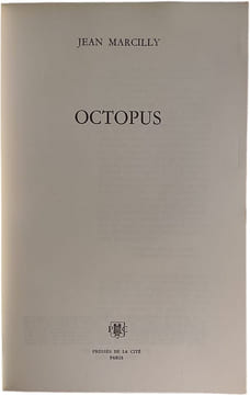 Octopus. Jean Marcilly