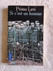 Si c'est un homme. Primo Levi