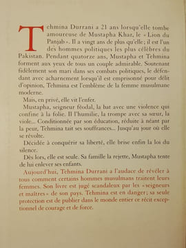 Mon Seigneur et Maître. Tehmina Durrani