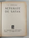 Actualit&eacute; de Satan. Cristiani