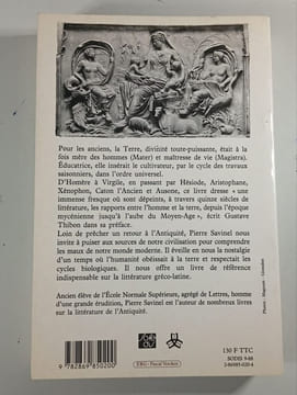 La terre et les hommes dans les lettres gréco-latines. Pierre Savinel