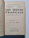 Les textes fran&ccedil;ais. J.R. Chevaillier et P. Baudini