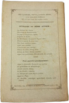 Aux positivistes. Seconde épître. La mort de Monsieur Littré. Gabriel Désiré Laverdant