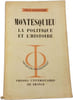 Montesquieu la politique et l'histoire. Louis Althusser