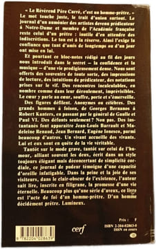 Je n'aimerai jamais assez. Père A. M. Carré