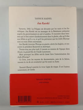 Jan Karski. Yannick Haenel