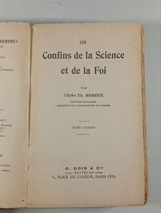 Les confins de la science et de la foi