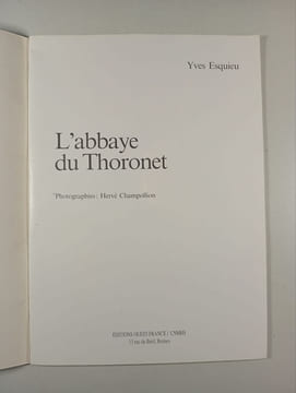 L'abbaye du Thoronet. Yves Esquieu