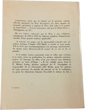 Laissez-vous saisir par le Christ. Père Peyriguère