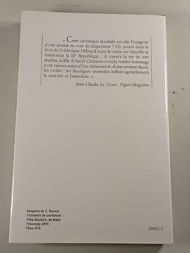Félix fils de Pauline. Frédérique Hébrard