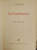 Les Confessions. J.-J. Rousseau