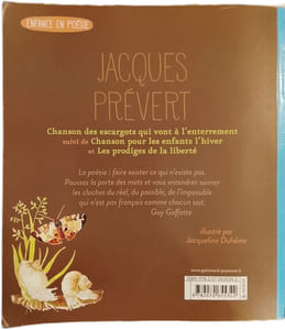Chanson des escargots qui vont à l'enterrement suivi de Chanson pour les enfants l'hiver et Les prodiges de la liberté