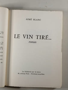 Le vin tiré