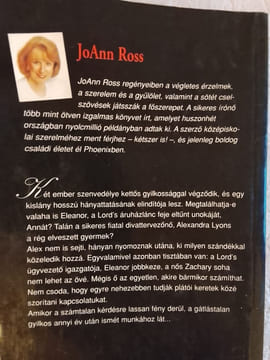 Az élet útvesztői. JoAnn Ross