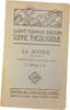 Somme th&eacute;ologique. La justice. Tome deuxi&egrave;me. Saint Thomas d'Aquin