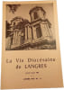 La Vie Dioc&eacute;saine de LANGRES n&deg;11. 