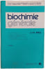 Biochimie g&eacute;n&eacute;rale. J.-H. Weil