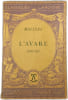 L'avare. Moli&egrave;re