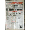 Canard Enchaine (Le) N&deg; 3963 Du 09/10/1996 - Betonneurs Du Tgv-Nord - La Sante Du Pape - Bombe A Bordeaux - Attentats En Corse - Chomage - Greves - ...