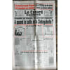 Canard Enchaine (Le) N&deg; 4013 Du 24/09/1997 - Leotard Accuse D'Avoir Fait Ecouter Ses Voisins - Intervilles - Villiers - Impots Et Taxes - Jospin - ...
