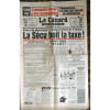 Canard Enchaine (Le) N&deg; 3961 Du 25/09/1996 - Yann Piat - Carpentras - La Juge Qui Accuse Sa Hierarchie - Le Kremlin - Juppe Et L'Augmentation De ...