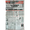 Canard Enchaine (Le) N&deg; 3757 Du 28/10/1992 - C'Est La Crise Des Pilotes De L'Air - Affaires - Tableau D'Honneur Des Persecutes Juduciaires - Fabius ...