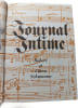 Journal intime. Robert et Clara Schumann