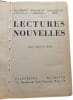 Lectures nouvelles. Henri B&eacute;bart  H&eacute;l&egrave;ne Brul&eacute;  Robert Delivet