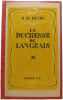La Duchesse de Langeais. H. de Balzac