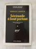 S&eacute;r&eacute;nade &agrave; bout portant. HAROLD Q. MASUR