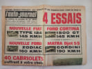 L'Auto-Journal – 4 essais / Fiat 124 n&ordm;401 28/04/1966. 