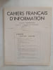 Cahiers fran&ccedil;ais d'information n&ordm;18 - 15/06/1945. 